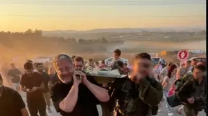 איתמר בן גביר ובנו שובאל בסיום מסע כומתה
