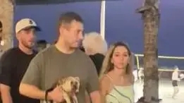 אבנר נתניהו ועמית ירדני בטיילת בת"א