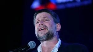בצלאל סמוטריץ'-ועידת הימין הישראלי "כנס החזון השני של המחנה הלאומי", אקספו תל אביב. 31 ביולי 2025
