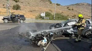 תאונת דרכים בעמק החולה