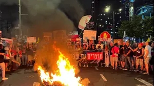 הפגנה למען החזרת החטופים והחטופות, שער בגין