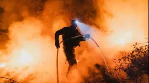 ספרד: שריפה במחוז גליסיה