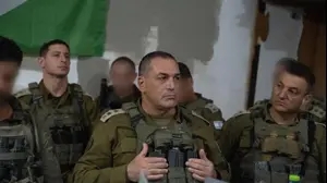 הרמטכ״ל אייל זמיר בסיור ברצועת עזה, 27 באוגוסט 2025