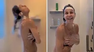 מגישת BBC ערומה במקלחת