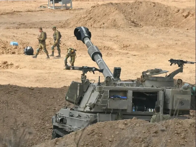 תותח מתנייע, חיל תותחנים, יכיני, 13 באוקטובר 2023