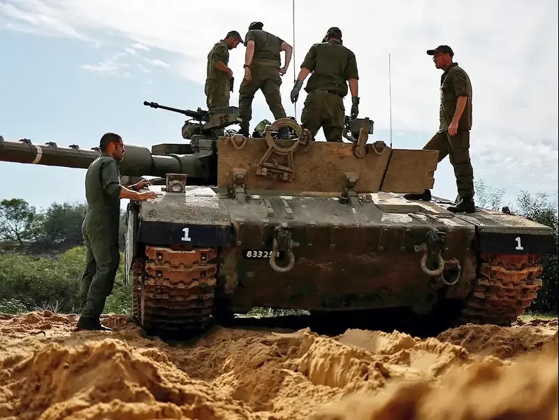 טנק של צה"ל על גבול עזה