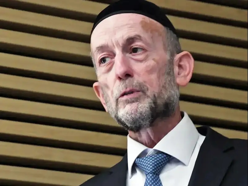 אורי מקלב בטקס חילופי שרות במשרד התחבורה, 14 ביוני 2021