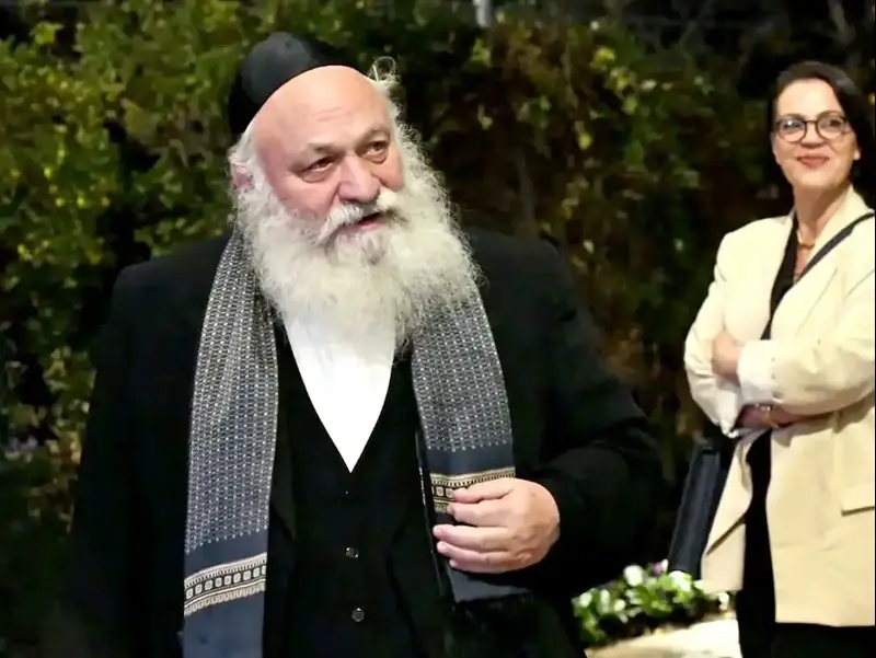 יצחק גולדקנופף בהתכנסות ממשלת ישראל ה37 בבית נשיא המדינה, 29 בדצמבר 2022
