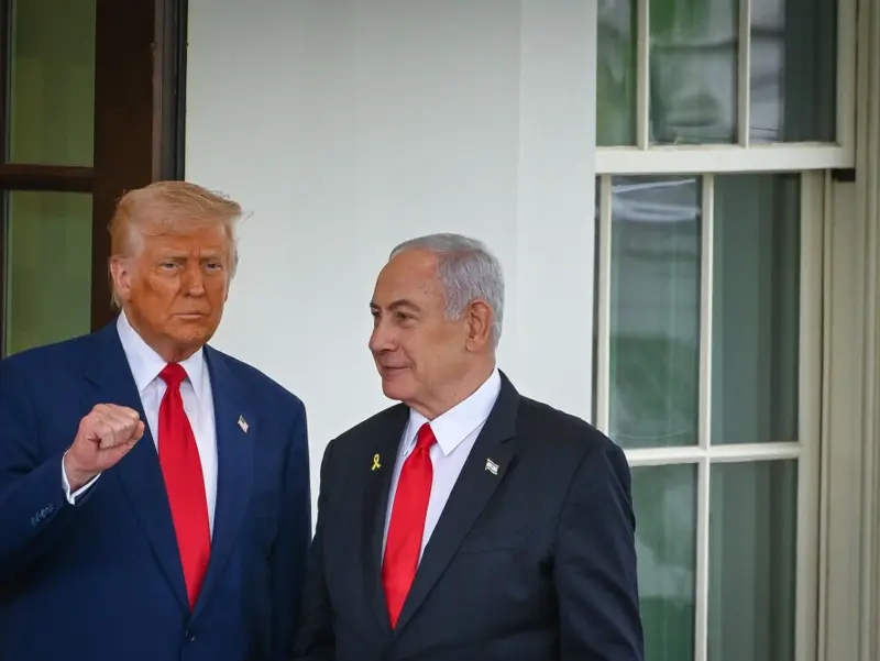 פגישת רה"מ בנימין נתניהו עם נשיא ארה"ב דונלד טראמפ, הבית הלבן, 7 באפריל 2025