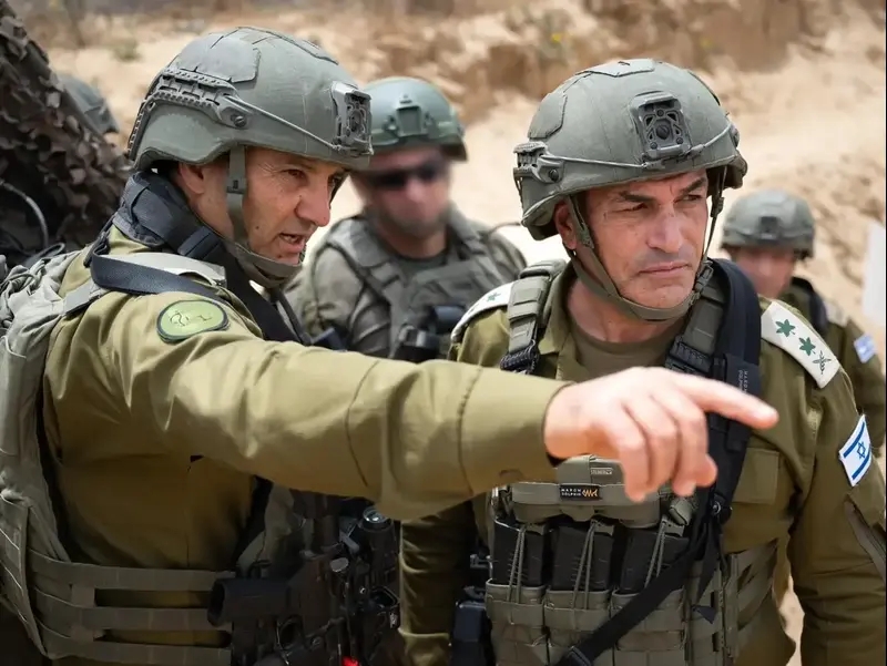 הרמטכ״ל בסיור ברצועת עזה, 18 במאי 2025