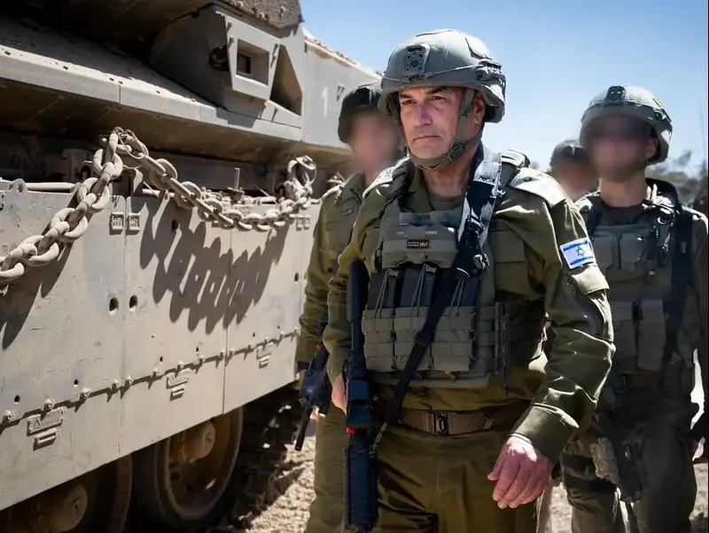 הרמטכ״ל, אייל זמיר בהערכת מצב וסיור שטח ברצועת עזה, 20 במאי 2025
