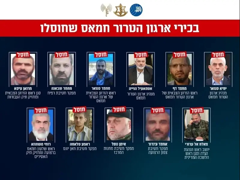 מי נותר מבכירי חמאס שהשתתפו בטבח 7 באוקטובר?