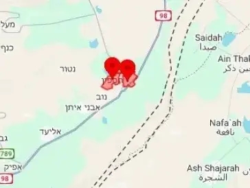 אזעקות דרום רמת הגולן