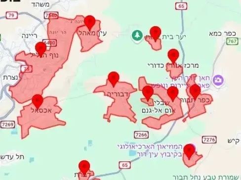 אזעקות בגליל