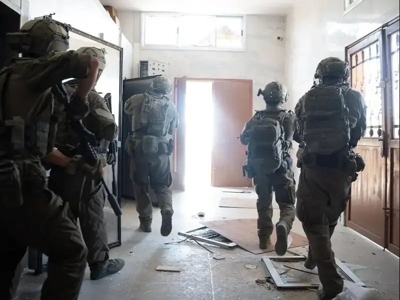 פעילות צוות הקרב של סיירת גולני במרחב בית החולים האירופאי,ח'אן יונס