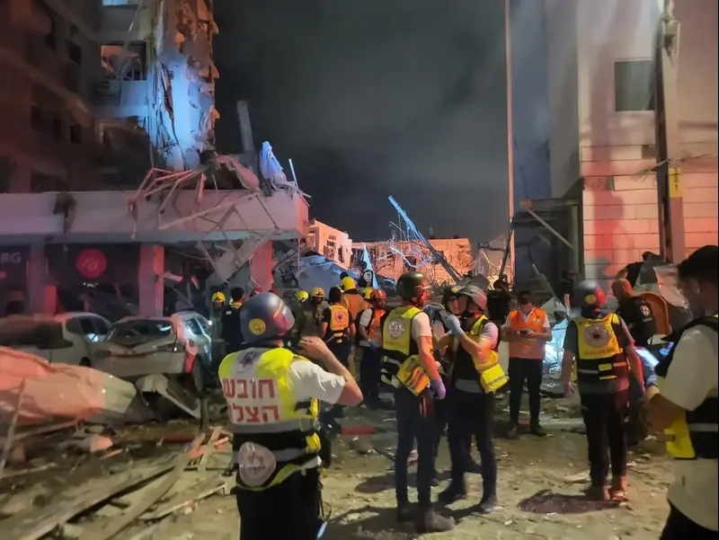 פגיעה ישירה בבנין משיגור טילים מאיראן, 15 ביוני 2025