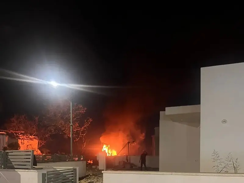 פגיעות ממטח טילים מאיראן
