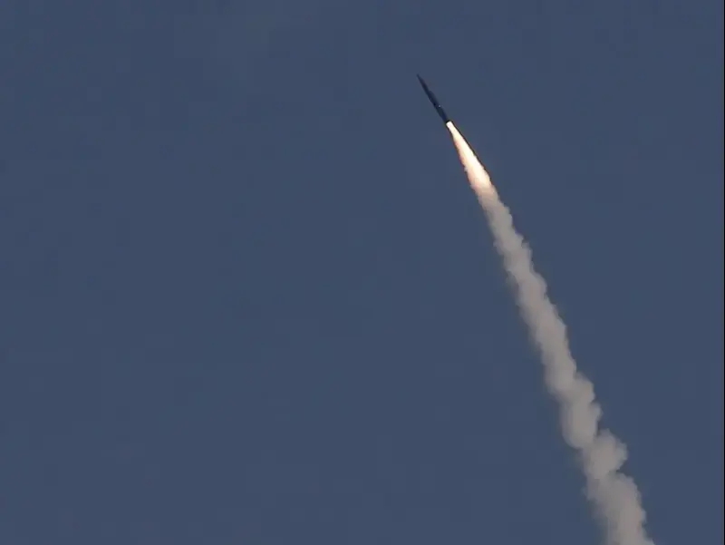 שיגור של חץ 3 במהלך ניסוי באזור אשדוד, 10 בדצמבר 2015