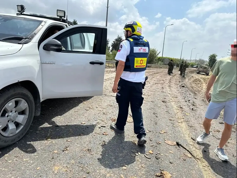 זירת נפילה, טיל ששוגר מאיראן, 23 ביוני 2025