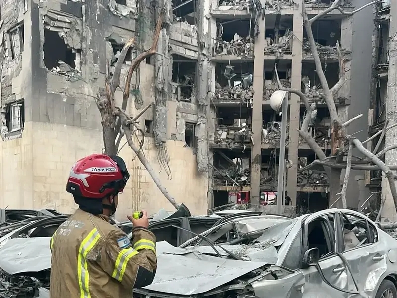 זירת הנפילה בבאר שבע