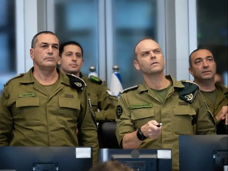 מפקדי צה"ל במהלך מבצע 'עם כלביא'