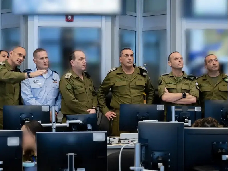 מפקדי צה"ל במהלך מבצע 'עם כלביא'