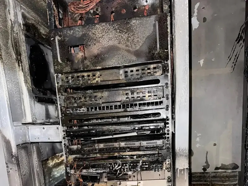 השחתה והצתה בחטמ"ר בנימין על ידי מפגינים מתנחלים, 29 ביוני 2025