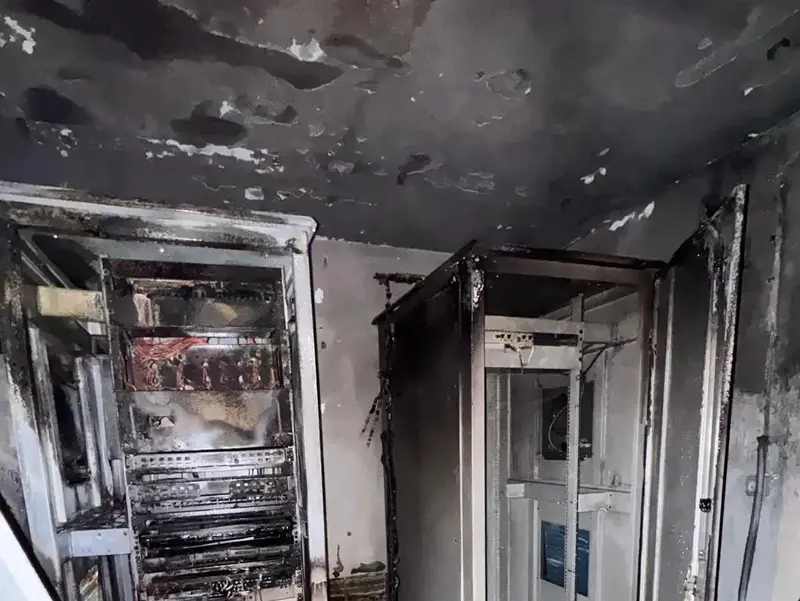 השחתה והצתה בחטמ"ר בנימין על ידי מפגינים מתנחלים, 29 ביוני 2025