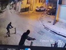 תיעוד חדש מהפיגוע ביפו: המחבלים שרצחו 7 מגיעים לזירה