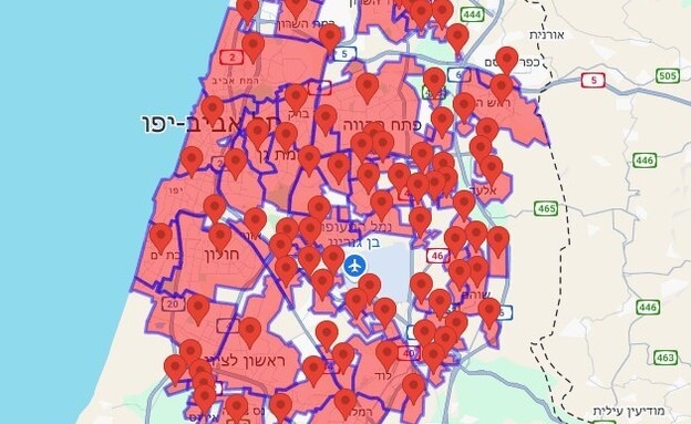 אזעקות הופעלו בשורת יישובים במרכז בשל שיגור מתימן