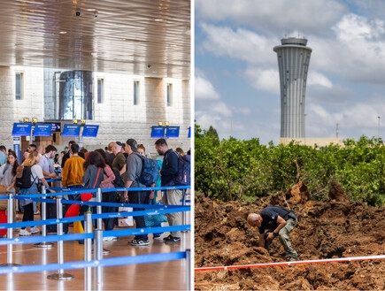מחיר הפגיעה: תורי ענק בנתב"ג - וביטולי החברות