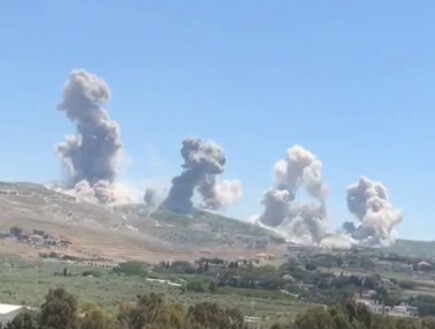בלבנון מדווחים: "יותר מ-20 תקיפות של חיל האוויר"