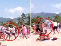 ויכוח על מיטת שיזוף הידרדר לאלימות קשה: תייר הותקף בחוף