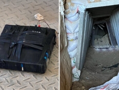 השוטרים נדהמו: המטען הורכב מחומר להשמדת מנהרות טרור