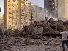 החורבן האדיר בדאחיה אחרי התקיפה, והזעם של צבא לבנון