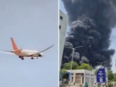 עם מאות נוסעים: התרסק מטוס ענק שהמריא ללונדון