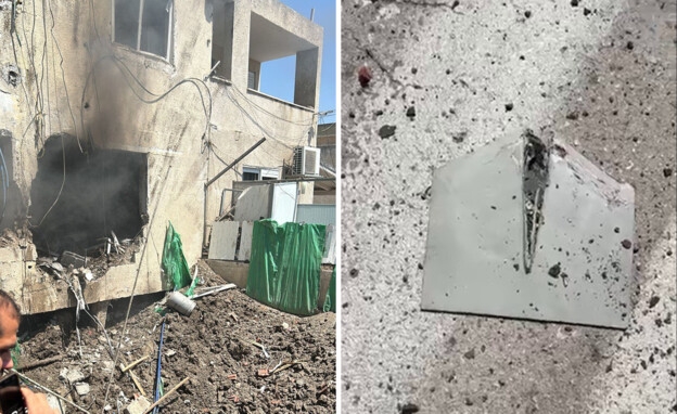 מתקפת כטב"מים מאיראן: פגיעה ישירה במבנה בבית שאן. תיעוד