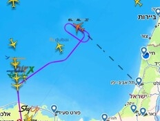 דרמה באוויר: טיסת החילוץ עשתה סיבוב פרסה