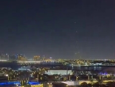 טיל אחר טיל: התיעודים הדרמטיים של הירי בשמי קטאר