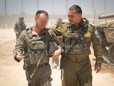 הרמטכ"ל נפגש בעזה עם בנו - קצין בחיל השיריון