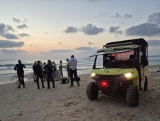 אסון בחוף: גבר נהרג בהתרסקות מצנח רחיפה