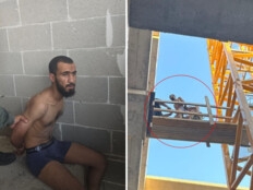 על מנוף בכפר יונה: אותר המחבל מפיגוע הדריסה בבית ליד