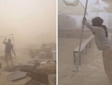 מבנים קרסו, הפסטיבל נסגר: "אנשים צורחים בכל מקום"